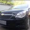 Защита радиатора "Standart" Chevrolet Cobalt (2013-н.в.) низ, чёрная купить недорого с доставкой в Ивантеевка